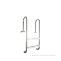 2-Step D42mm/107cm Stainless Steel Pool Ladder with Plastic Steps & Bracket for Above-Ground Pools: Your Ultimate Pool Access Solution